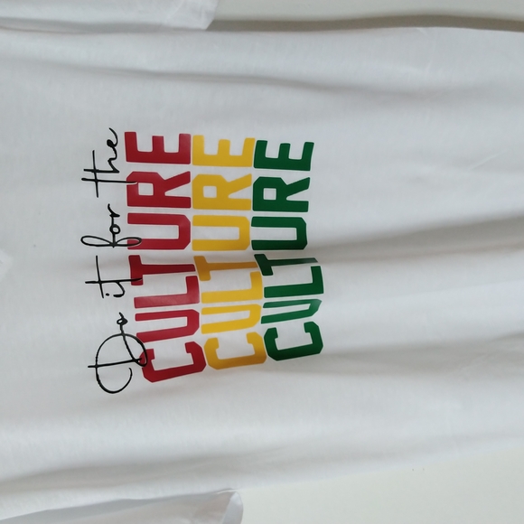 Culture Short Sleeve Crew Neck White T-Shirt - Picture 5 of 5